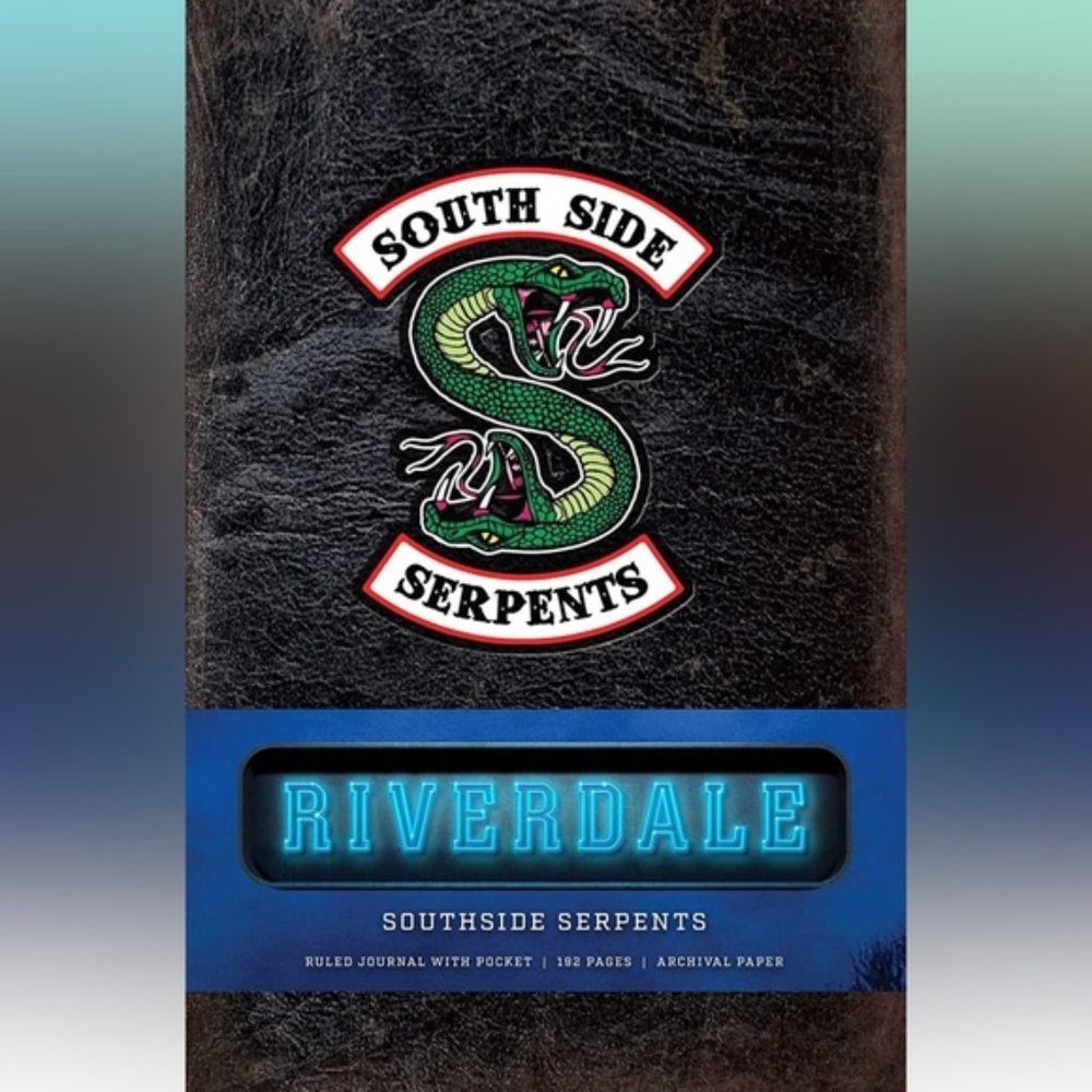 Riverdale Hardcover Ruled Journal With Pocket Southside Serpents, 192 pa…